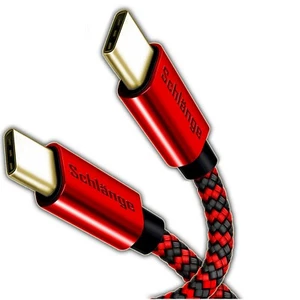 USB 3.1 Super Speed (Type C to Type C)Braided cable for Galaxy Note 20/ultra lot - Picture 1 of 13