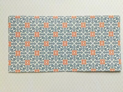 Hoja de piso de azulejos miniatura para casa de muñecas azul/gris y óxido escala 1:12 modelo mundial Foto 1 de 3