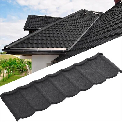 LIFELOOK 5X Galvanized Metal Asphalt Roof Tiles Sheds Log Cabin Garages Roofing Shingles
