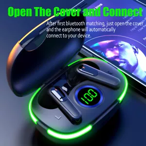 Bluetooth 5.3 Wireless Earbuds Waterproof LED Display Earphones HiFi 2024 NEW - Picture 1 of 15