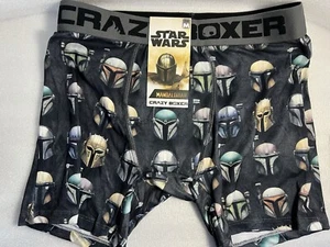 Boxer Brief Disney Star Wars Mandalorian Crazy Boxer Briefs Men's Size M - NWT - Picture 1 of 3