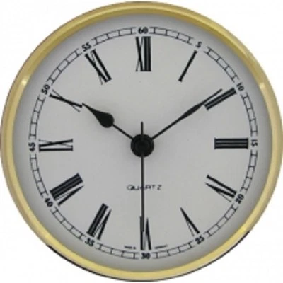 New Quartz Clock Insertion Movement 102mm Diameter Roman Numerals - CM538 - Image 1 of 2