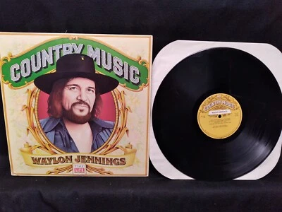 Waylon Jennings Country Music Vinyl LP Time Life Records SW 102 1981 - Image 1 of 4