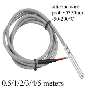 NTC thermistor temperature sensor, temperature control probe fish tank solar air - Picture 1 of 10