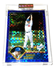 RARE DODGERS #8/50 HIDEO NOMO XFRACTOR #19 2003 TOPPS CHROME BOX TOPPER