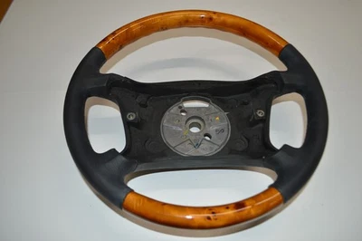 BMW E38 E39 E53 X5 740i 540i 528i VOLANTE MADERA CUERO OEM NOS Foto 1 de 4