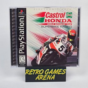 Castrol Honda Superbike Racing (PlayStation 1 PS1) CIB COMPLETE