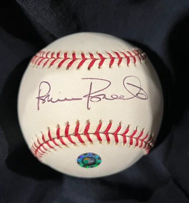 Robin Roberts MLB COA Autographed Baseball Clean!!  HOF Phillies - Image 1 of 3
