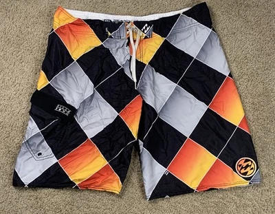Bañador Billabong Platino Elastizado Para Hombres 38 Board Shorts Y2k Vintage Surf Foto 1 de 4