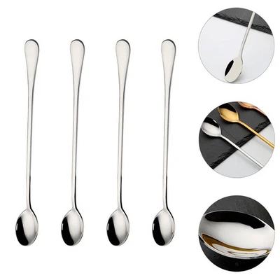  Cucchiaio da caffè creativo 4 pezzi Cucchiaio da bar Cucchiaio da tavola - Immagine 1 di 4