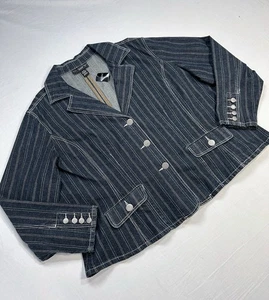Vintage Junya Watanabe Style Y2K Japanese Selvedge Denim Style Jacket 26 /28 NEW - Picture 1 of 18