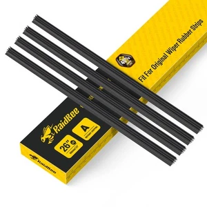 Wiper Blade Refill,4 PCs Adjustable Size of Universal 26 Rubber Refill - Picture 1 of 7