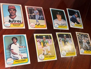 FLEER BASEBALL 1981 SET COMPLETO (660 CARTE) VALENZUELA BAINES GIBSON RC - Foto 1 di 6