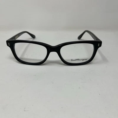 ÓCULOS ERNEST HEMINGWAY 4617 PRETO 52/17/140 FLEX DOBRADIÇA R398 - Imagem 1 de 4