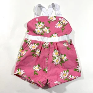 The Beaufort Bonnet Company Daisy Romper Size 5 Pink - Picture 1 of 4