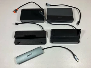 Lot of 5 Docking Station Docks for Steam Deck by ACER , UGREEN , Lyare & Others - Picture 1 of 18