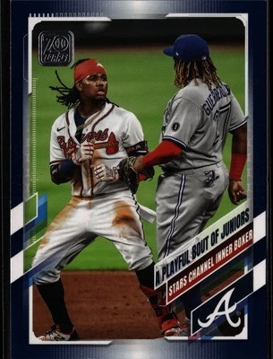 2021 Topps #61 A Playful Bout of Juniors CL Royal Blue Excellent - Image 1 of 2
