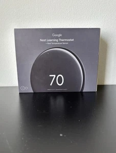 Google -Nest Learning Thermostat (4th gen) w\Nest Temperature Sensor (2nd gen) - Picture 1 of 3