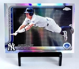 2025 Topps Cromo Anthony Volpe Placa de Luz Logo Refractor SSP #162 Yankees - Imagen 1 de 2