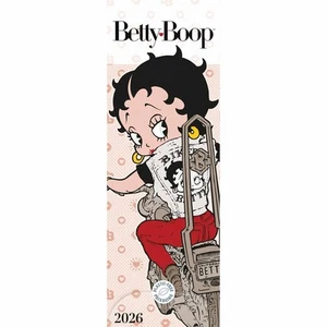 Betty Boop Slim Calendar 2026 - Entertainment - Month To View - Picture 1 of 3
