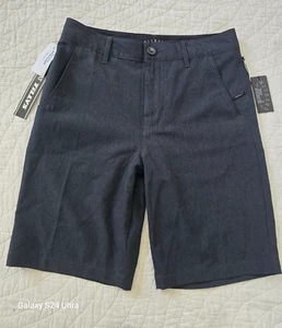 NEW Nitrous Black Boy's SZ/12 Stretch Hybrid Board Shorts Black NWT$24.99 - Picture 1 of 9