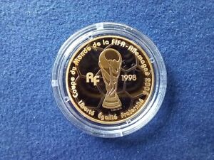 Frankreich 10 Euro 2005 Goldmünze 920er Gold Fußball Pokal WM 2006 8,45 Gramm PP