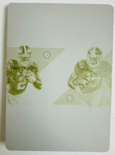 RC PRINTING PLATE # 1/1 2016 Derrick Henry Alabama Tide Rookie Football Card