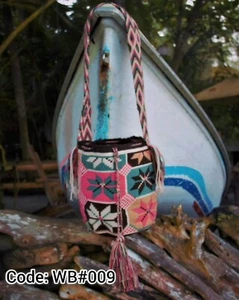 Auth Wayuu Mochila Colombian Bag Handmade Original Unique One of a Kind Multi - Picture 1 of 7