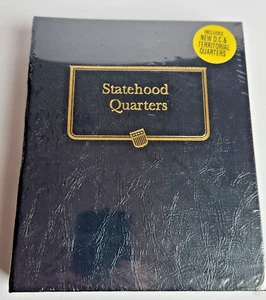 WHITMAN 9176 STATEHOOD QUARTERS US TERRITORY FOLDER BOOK BINDER NO COINS SEALED - Picture 1 of 2