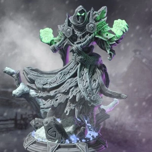 Brisini Dark Wraith Undead Lich Wizard Hechicero Miniatura | D&D DnD | - Imagen 1 de 3