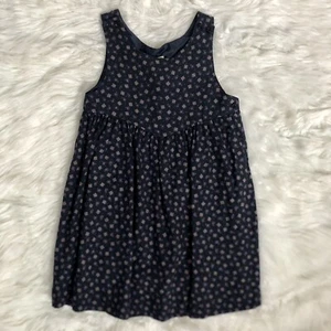 Laura Ashley Mother & Child Girls Overall Jumper Sleeveless Dress Wool Blend VTG - Picture 1 of 10