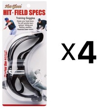Unique Hit N Field Training Goggles Baseball Softball Specs HFS-1 (4-Pack)