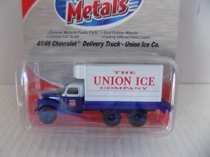 41/46 CHEVROLET DELIVERY TRUCK FÜR UNION ICE CO. HO VON MINI METAL NEU - Bild 1 von 4