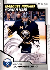 2020-21 O-Pee-Chee #503 Jonas Johansson Rookie Card 