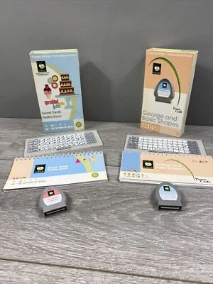 Lot of 2 Provocraft Cricut Font Cartridges Sweet Treats  George & Basic Shapes - Image 1 of 4