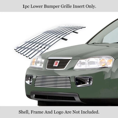 Se adapta a parachoques inferior Saturn Vue 2006-2007 inserto de rejilla de billet plateado inoxidable Foto 1 de 4