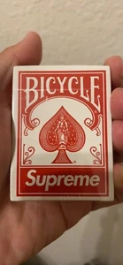 DS Supreme x Bicycle Mini Playing Card Poker Single Pack Season Gift FW21 - Picture 1 of 2