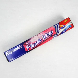 NOS Reynolds Rose Pink Color Plastic Cling Wrap 100 sq fl EZ Slide Cutter 2004 - Picture 1 of 4