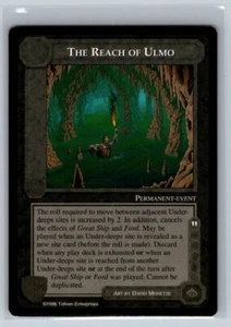The Reach of Ulmo casi nuevo limitado Dark Minions Middle Earth CCG LoTR - Imagen 1 de 1