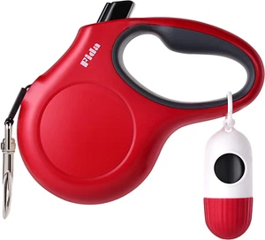 Retractable Dog Leash with Dispenser and Poop Bags, 16 Ft Pet Walking Leash for - Picture 1 of 12