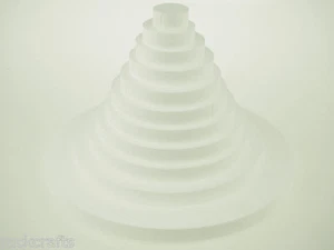 Styrofoam Polystyrene EPS Discs Circles Discus Cake Layers Slices Centerpiece - Picture 1 of 1