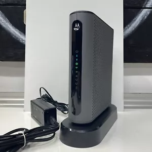 Motorola MG7711 Black 24x8 Cable Modem Plus AC1900 Router With AC Power Adapter - Picture 1 of 13