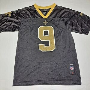 Drew Brees New Orleans Saints Jersey Youth Large L Black NFL Football 9