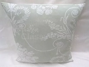 Laura Ashley Designer Cushion Cover JOSETTE PALE HEDGEROW GREEN Various Sizes - Picture 1 of 2