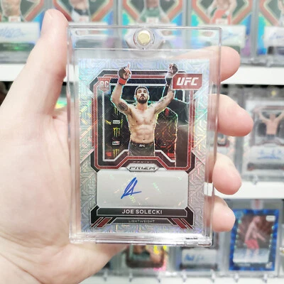 2023 Panini Prizm UFC Joe Solecki Mojo Rookie  Auto /25 RC Signature - Image 1 of 4