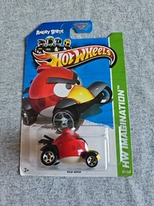 Hot Wheels Red Bird 2012 rojo 47/247 Little Bend nuevos modelos Angry Birds - Imagen 1 de 6