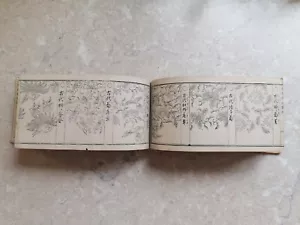 1870 JAPANESE WOODBLOCK PATTERN BOOK FOR CERAMICS / TEXTILES 250+ IMAGES - Picture 1 of 16