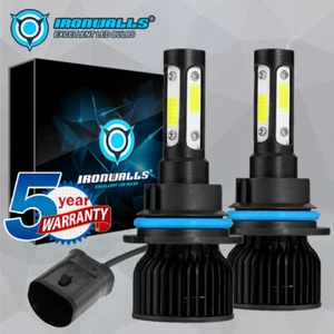 4 Sides COB HB1 9004 LED Headlight Bulb High Low Beam 1000W 3600000LM Cold White - Picture 1 of 12