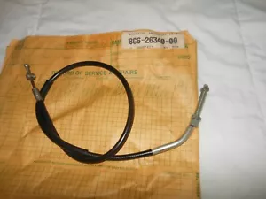 Nuevo de lote antiguo fabricante de equipos originales Yamaha moto de nieve 1981 EX440E +++ freno de cable Qty.1 # 8G6-26340-00 - Imagen 1 de 3