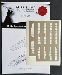 Ki-61 Hien Control Surfaces Mask for 1/32 Hasegawa - DEAD SM32002 - Picture 1 of 2